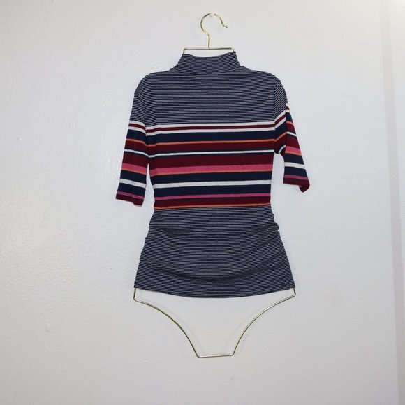 Arizona Jeans Mock Neck Tshirt - Picture 2 of 5